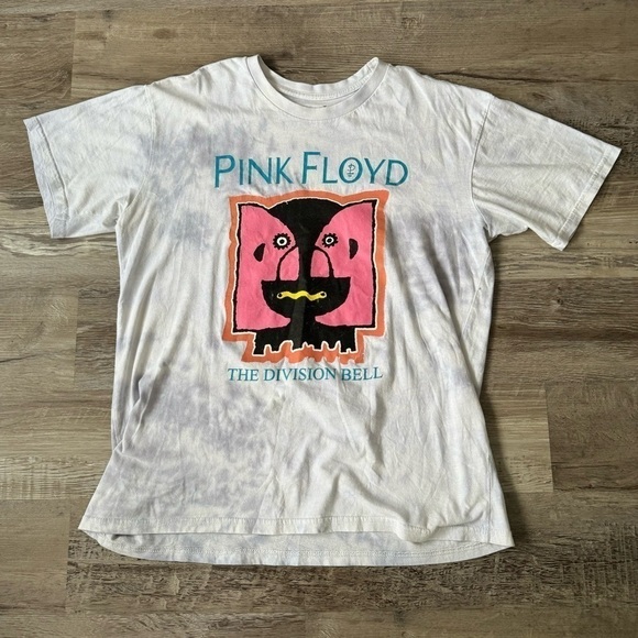 Pink Floyd custom division bell retro band t shirt men’s L oversized - Picture 2 of 5
